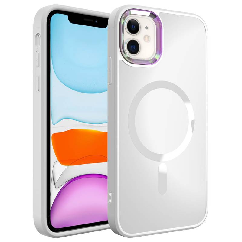 Apple iPhone 11 Case Zore Stil Cover with Magsafe Wireless Charging - 1