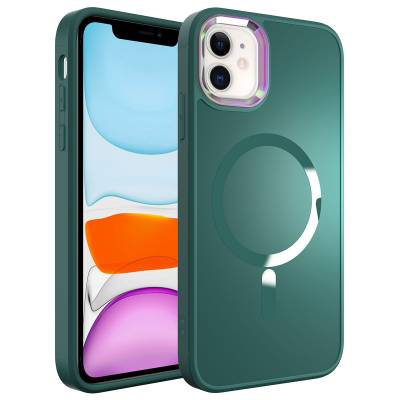 Apple iPhone 11 Case Zore Stil Cover with Magsafe Wireless Charging - 7