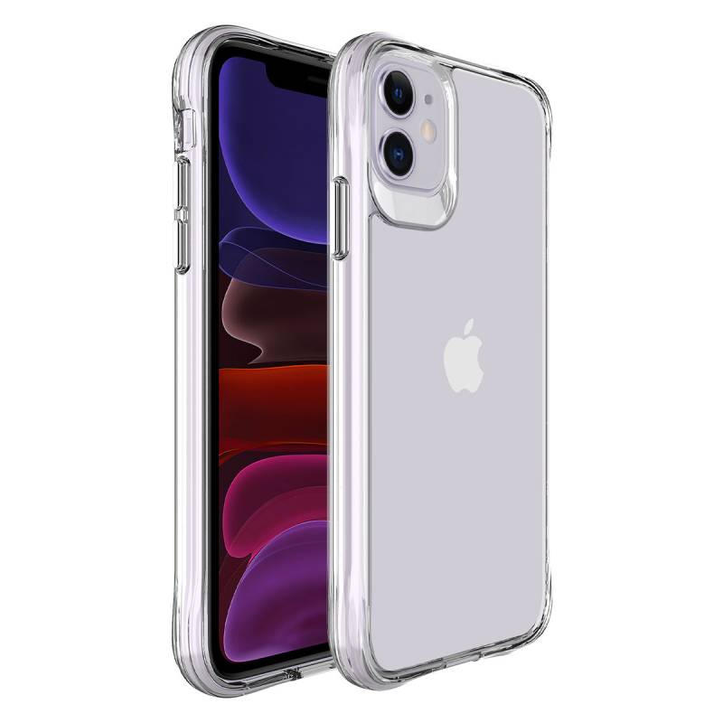 Apple iPhone 11 Case Zore Transparent Ultra Thin Airbag Design Okka Cover - 2