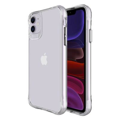 Apple iPhone 11 Case Zore Transparent Ultra Thin Airbag Design Okka Cover - 12