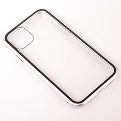 Apple iPhone 11 Kılıf Zore Devrim Mıknatıslı Cam Kapak - 7