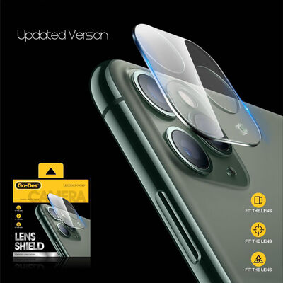 Apple iPhone 11 Go Des Lens Shield Kamera Lens Koruyucu - 2