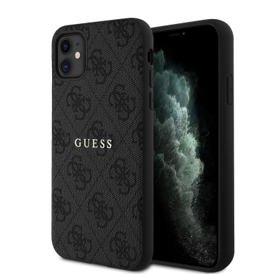 Apple iPhone 11 Kılıf Guess Orjinal Lisanslı 4G Desen Yazı Logolu Kapak - 1