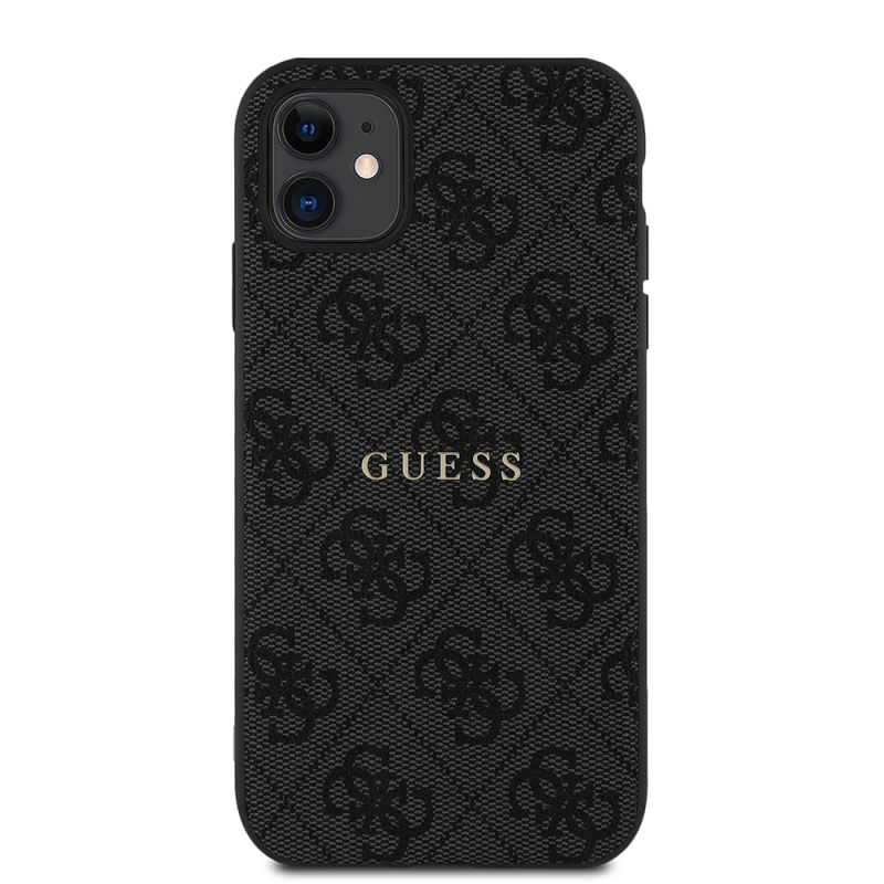 Apple iPhone 11 Kılıf Guess Orjinal Lisanslı 4G Desen Yazı Logolu Kapak - 5