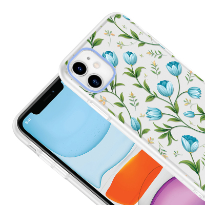 Apple iPhone 11 Kılıf Kamera Korumalı Desenli Zore Klip Kapak - 9
