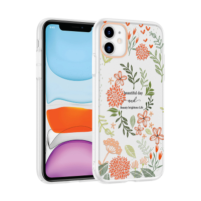 Apple iPhone 11 Kılıf Kamera Korumalı Desenli Zore Klip Kapak - 4