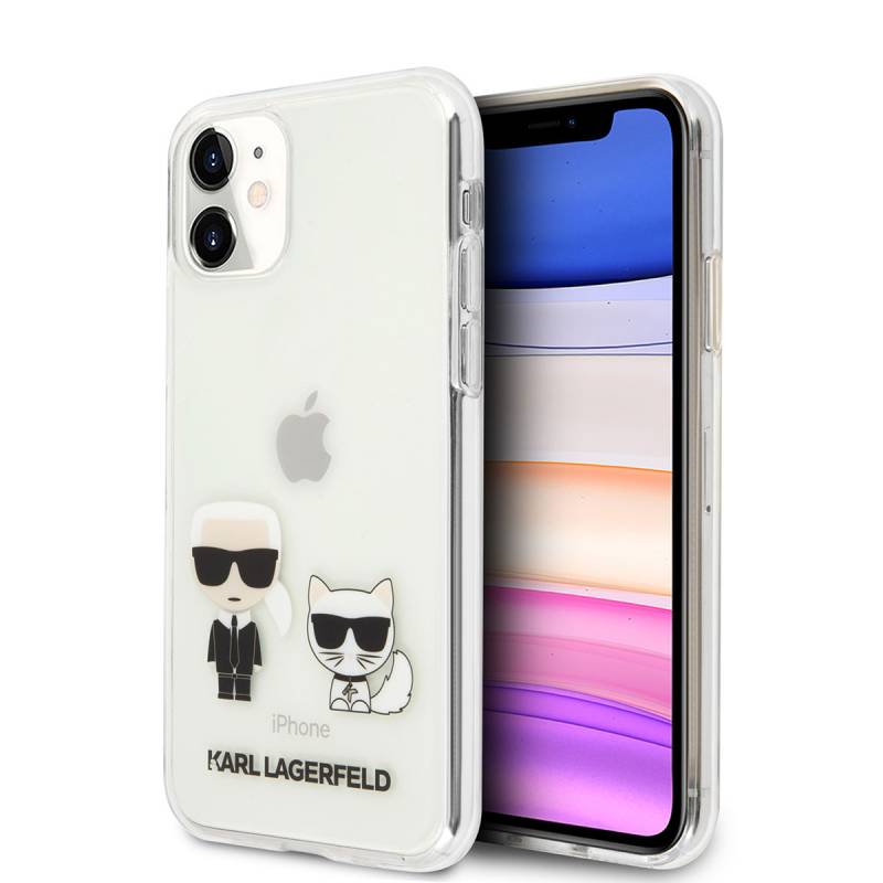 Apple iPhone 11 Kılıf Karl Lagerfeld Sert TPU K&C Dizayn Kapak - 1