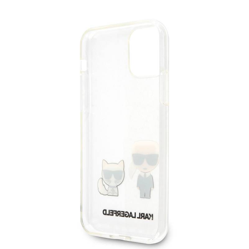 Apple iPhone 11 Kılıf Karl Lagerfeld Sert TPU K&C Dizayn Kapak - 4