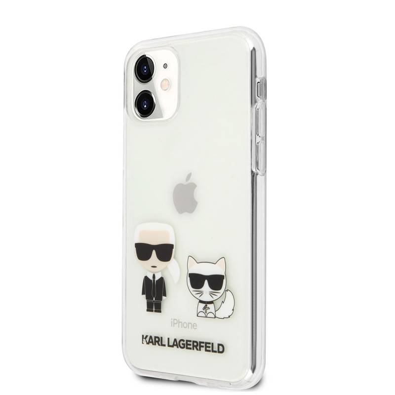 Apple iPhone 11 Kılıf Karl Lagerfeld Sert TPU K&C Dizayn Kapak - 6