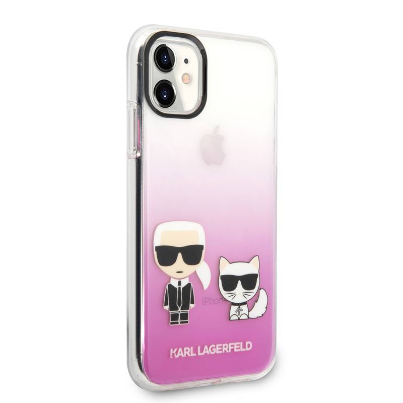 Apple iPhone 11 Kılıf Karl Lagerfeld Sert TPU K&C Dizayn Kapak - 15