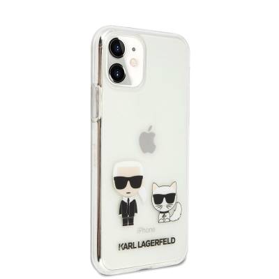 Apple iPhone 11 Kılıf Karl Lagerfeld Sert TPU K&C Dizayn Kapak - 16