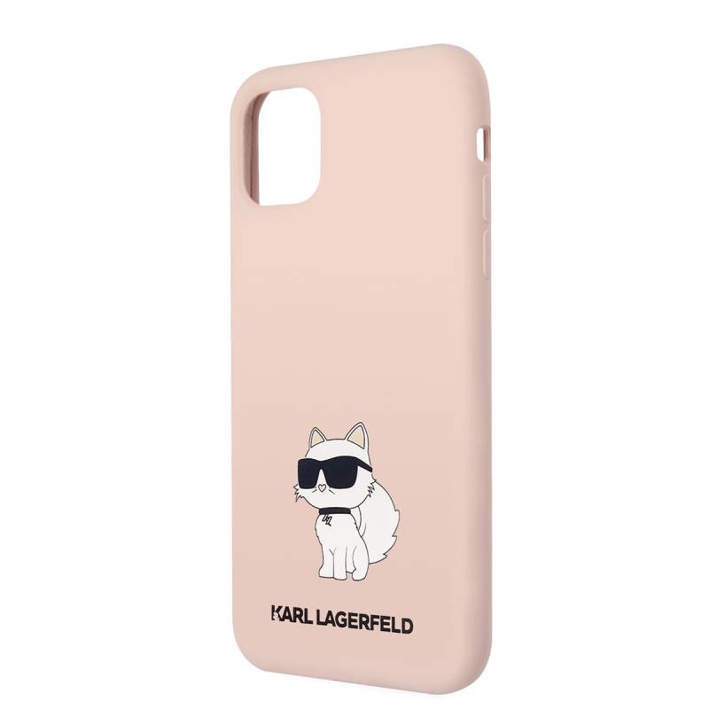 Apple iPhone 11 Kılıf Karl Lagerfeld Silikon Choupette Dizayn Kapak - 7