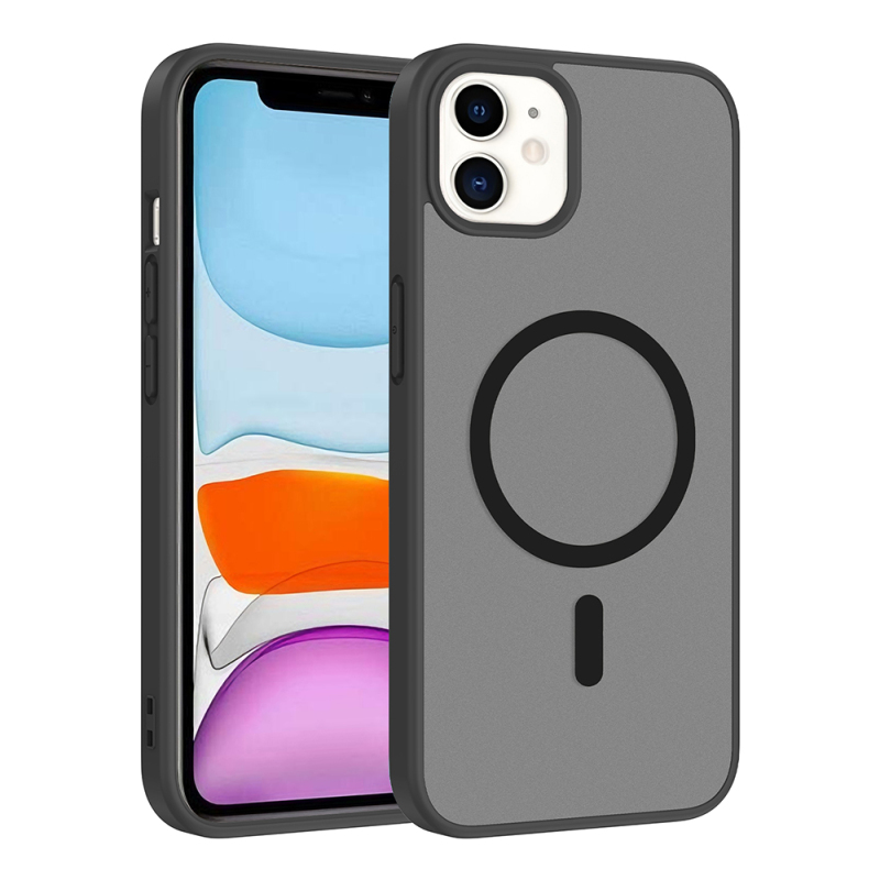 Apple iPhone 11 Kılıf M-safe Şarj Özellikli Zore Babet Kapak - 1