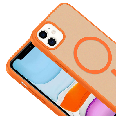 Apple iPhone 11 Kılıf M-safe Şarj Özellikli Zore Babet Kapak - 16