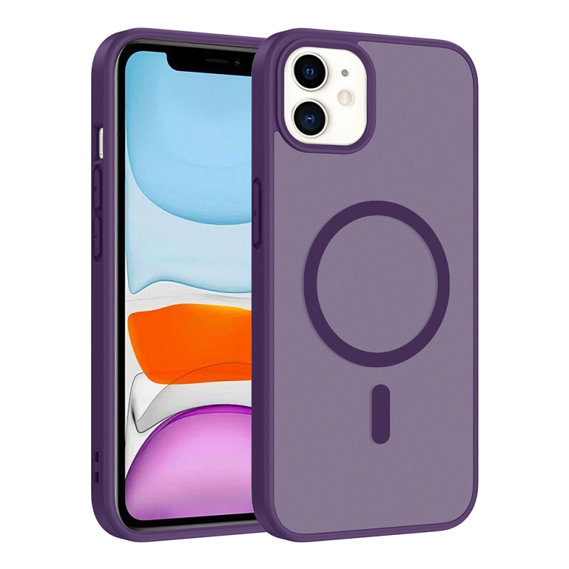 Apple iPhone 11 Kılıf M-safe Şarj Özellikli Zore Babet Kapak - 4