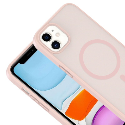 Apple iPhone 11 Kılıf M-safe Şarj Özellikli Zore Babet Kapak - 20