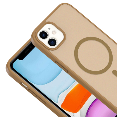 Apple iPhone 11 Kılıf M-safe Şarj Özellikli Zore Babet Kapak - 21