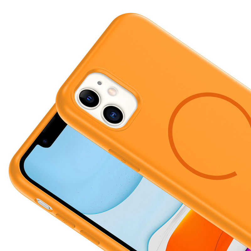 Apple iPhone 11 Kılıf M-safe Şarj Özellikli Zore Meta Kapak - 18