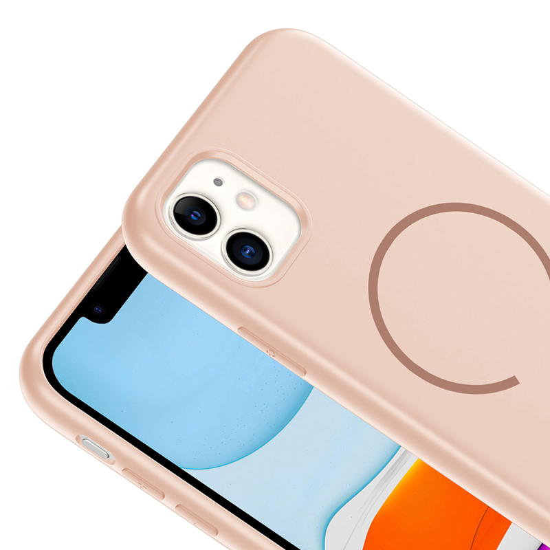 Apple iPhone 11 Kılıf M-safe Şarj Özellikli Zore Meta Kapak - 19