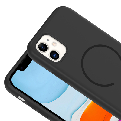 Apple iPhone 11 Kılıf M-safe Şarj Özellikli Zore Meta Kapak - 22