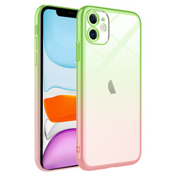Apple iPhone 11 Kılıf Parlak Renk Geçişli Kamera Korumalı Zore Senkron Kapak - 4