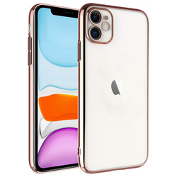Apple iPhone 11 Kılıf Sert PC Renkli Çerçeveli Zore Riksos Kapak - 7
