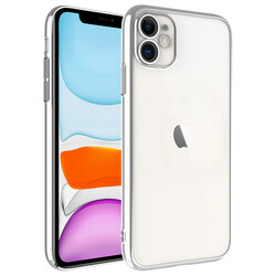 Apple iPhone 11 Kılıf Sert PC Renkli Çerçeveli Zore Riksos Kapak - 5