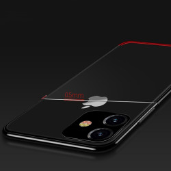Apple iPhone 11 Kılıf Zore Dört Köşeli Lazer Silikon Kapak - 8