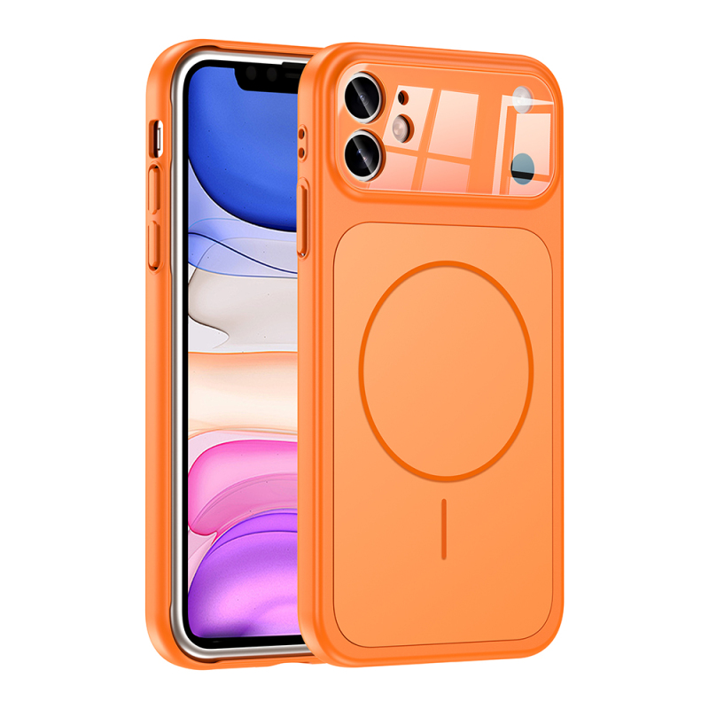 Apple iPhone 11 Kılıf Zore M-Safe Şarj Özellikli Kamera Korumalı Formen Kapak - 1