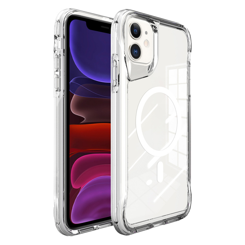 Apple iPhone 11 Kılıf Zore M-safe Şarj Özellikli T-Max M-safe Kapak - 2