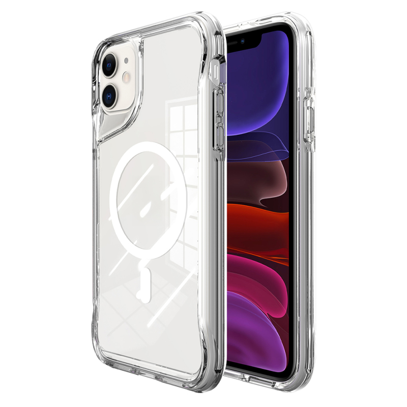 Apple iPhone 11 Kılıf Zore M-safe Şarj Özellikli T-Max M-safe Kapak - 3