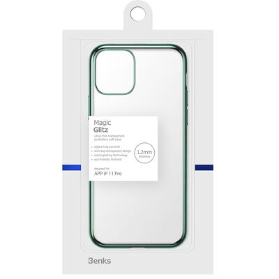 Apple iPhone 11 Pro Benks Magic Glitz Ultra-Thin Transparent Protective Soft Kapak - 12