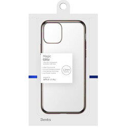 Apple iPhone 11 Pro Benks Magic Glitz Ultra-Thin Transparent Protective Soft Kapak - 13