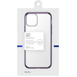 Apple iPhone 11 Pro Benks Magic Glitz Ultra-Thin Transparent Protective Soft Kapak - 14