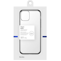 Apple iPhone 11 Pro Benks Magic Glitz Ultra-Thin Transparent Protective Soft Kapak - 16