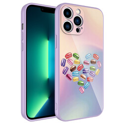 Apple iPhone 11 Pro Case Camera Protected Patterned Hard Silicone Zore Epoksi Cover - 6