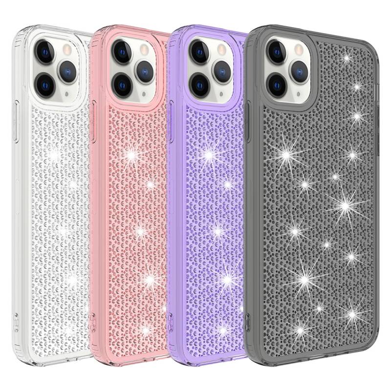 Apple iPhone 11 Pro Case With Airbag Shiny Design Zore Snow Cover - 2