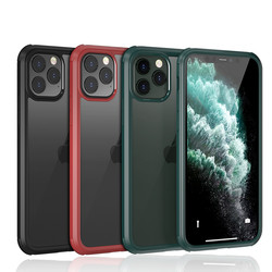 Apple iPhone 11 Pro Case Zore Dor Silicon Tempered Glass Cover - 4