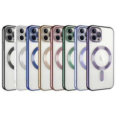 Apple iPhone 11 Pro Kılıf Kamera Korumalı Magsafe Wireless Şarj Özellikli Zore Demre Kapak - 2