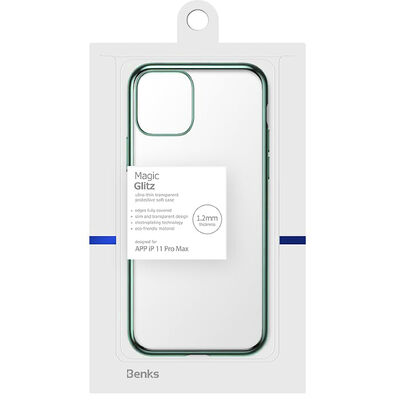 Apple iPhone 11 Pro Max Benks Magic Glitz Ultra-Thin Transparent Protective Soft Kapak - 13