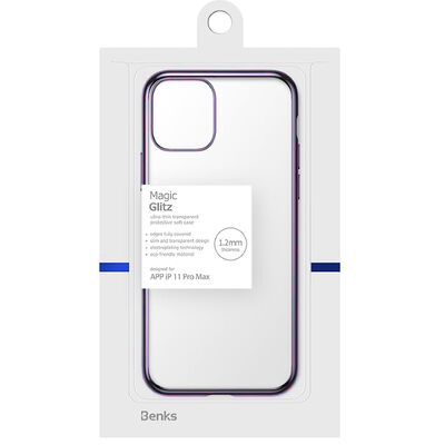 Apple iPhone 11 Pro Max Benks Magic Glitz Ultra-Thin Transparent Protective Soft Kapak - 15