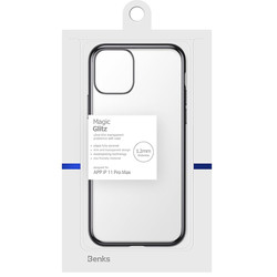 Apple iPhone 11 Pro Max Benks Magic Glitz Ultra-Thin Transparent Protective Soft Kapak - 10