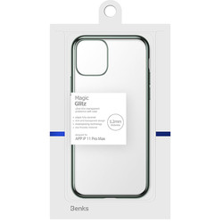 Apple iPhone 11 Pro Max Benks Magic Glitz Ultra-Thin Transparent Protective Soft Kapak - 11