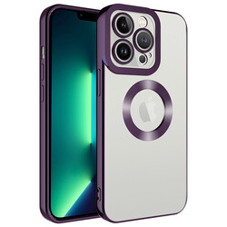 Apple iPhone 11 Pro Max Case Camera Protected Zore Omega Cover With Logo - 8