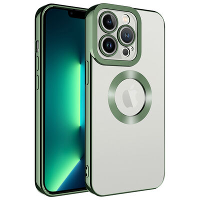 Apple iPhone 11 Pro Max Case Camera Protected Zore Omega Cover With Logo - 5