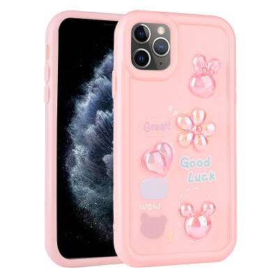 Apple iPhone 11 Pro Max Case Relief Figured Shiny Zore Toys Silicone Cover - 3