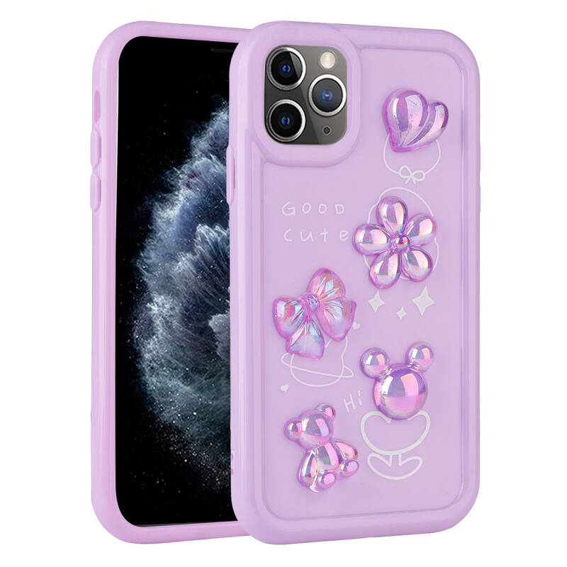Apple iPhone 11 Pro Max Case Relief Figured Shiny Zore Toys Silicone Cover - 5