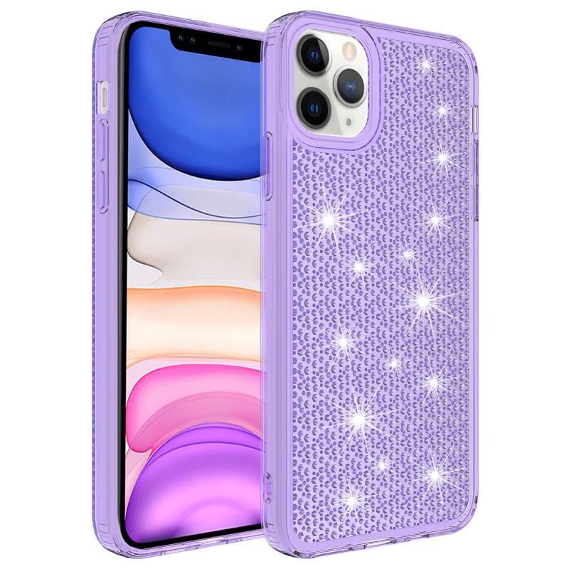 Apple iPhone 11 Pro Max Case With Airbag Shiny Design Zore Snow Cover - 6