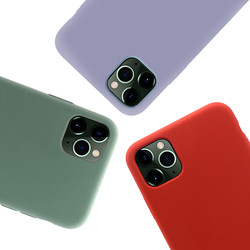 Apple iPhone 11 Pro Max Case Zore Silk Silicon - 3