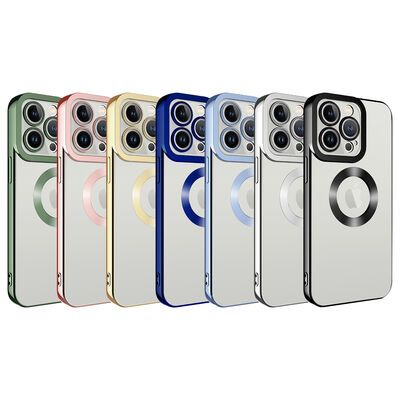 Apple iPhone 11 Pro Max Kılıf Kamera Korumalı Logo Gösteren Zore Omega Kapak - 2